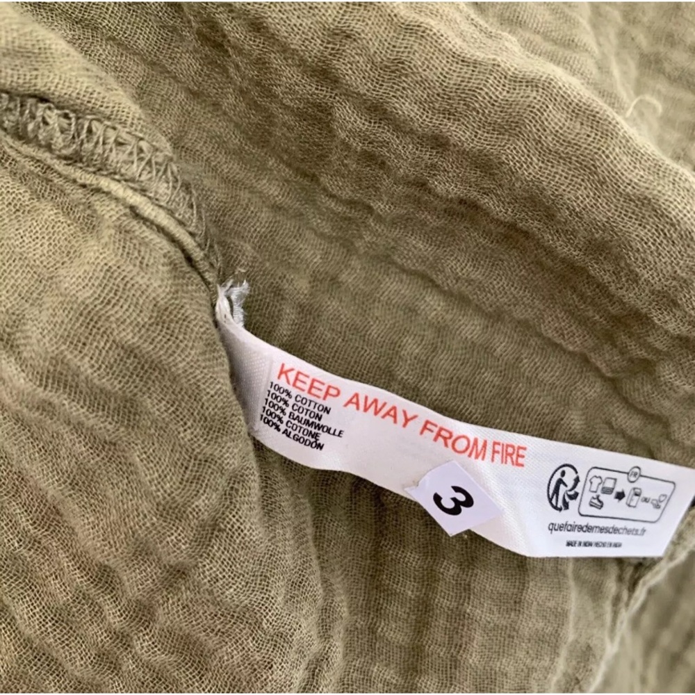 Anthropologie The Kallie Flowy Olive Green Maxi Dress XS Guaze New NWT BOHO HTF - Picture 11 of 12